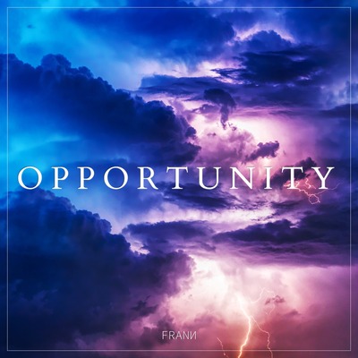 Album cover of 'Opportunity' by FRANN - Music release by artist FRANN featuring motivational and uplifting themes